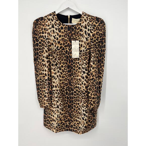 TUCKERNUCK X India Hicks Leopard Domino Dress NWT Size Medium - Picture 12 of 13